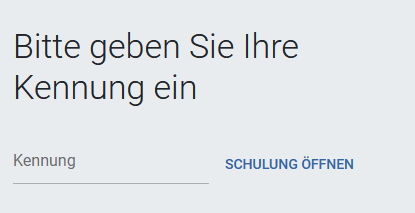 Zugang Schulungen